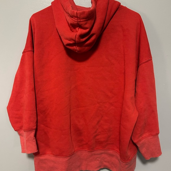 Free people sprint to the finish hoodie red womens xs - Picture 3 of 3
